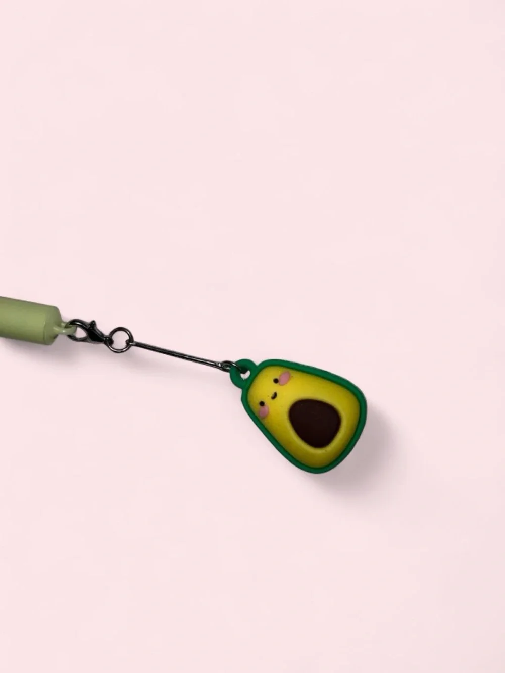 Kids Cute Avocado Charm Pen - Green